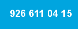 926 611 04 15